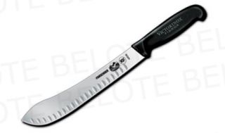 Victorinox 10 Butcher Knife Granton Edge Black 40638