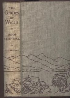 John Steinbeck THE GRAPES OF WRATH 1940 Novel 1st Edition 12th