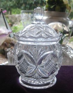 EAPG, Sugar Bowl with Lid, Westmoreland Specialty Glass Co., Pillow