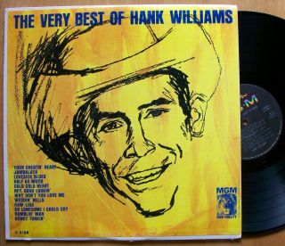 HANK WILLIAMS THE VERY BEST OF 1960s CAPITOL RECORD CLUB MONO PRESSING