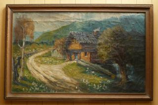 Glyndon Antique Landscape Listed Early California Impressionist Old