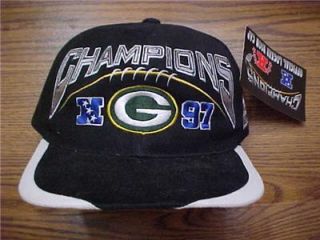 Original 1997 Green Bay Packers NFC Champs Snap Back Locker Room Cap