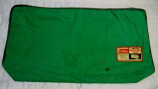 Vintage Coleman Green Protective Protector Camp Stove Campstove Cover