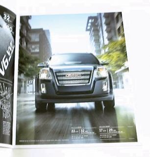 2010 10 GMC Terrain Truck SUV Sales Brochure Sle SLT