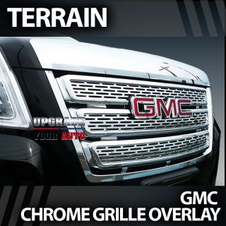 2010 2013 GMC Terrain Triple Chrome Grille Overlay
