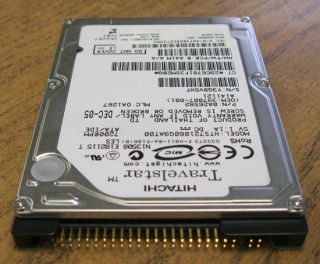 HP Hitachi 7200RPM 60GB 2 5 IDE Laptop Hard Drive HTS721060G9AT00