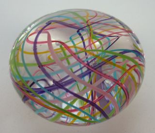  Paul Harrie's Flat Folded Candy Paperweight