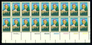 1744 Harriet Tubman Plate Block of 18 Mint Never Hinged