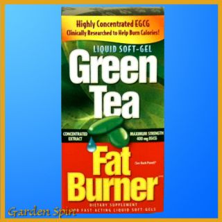 Green Tea Fat Burner 400mg EGCG 200 Soft Gels