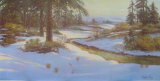 Harland Young SPRING THAW Print 60s X LARGE