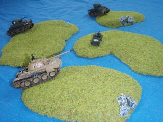 Rocky Grassy Hill Set Wargame Wargaming Terrain 15mm