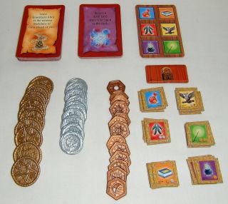 Harry Potter DIAGON ALLEY Board Game REPLACEMENT pieces Coins Cards