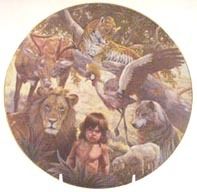 Peaceable Kingdom Plate by Gregory Perillo