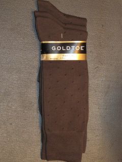 Gold Toe Premier Fashion 3 Pack Dress Socks Mens 10 13