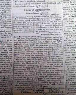  Newspaper WILLIAM HENRY HARRISON Campaign Horace Greeley as Publisher