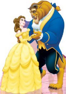Belle Beauty and The Beast Standup Standee Cutout New
