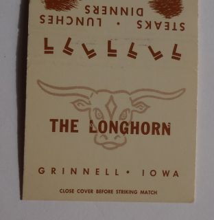  The Longhorn Steaks Western 1019 Main Street Grinnell IA Iowa