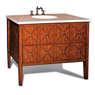 Legion Furniture 41.5 Single Bathroom Vanity Set in Dark brown