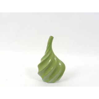 Urban Trends 14 Lime Green Ceramic Vase