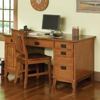 Home Styles Arts and Crafts 24 Counter Stool in Cottage Oak   5180