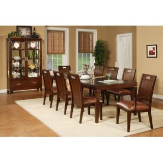 Steve Silver Furniture Lusaka 9 Piece Dining Table Set in Multi Step