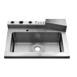 Julien Classic 11 x 17.25 Worktop Single Bowl Kitchen Sink
