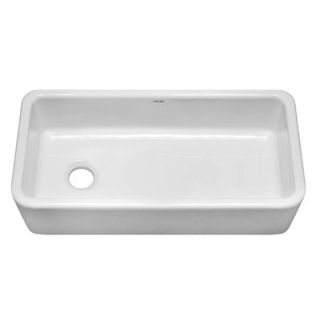 Julien F140 36 x 18.13 Farmhouse Single Bowl Kitchen Sink in White