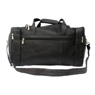Traveler 19 Leather Travel Duffel with Side Pockets