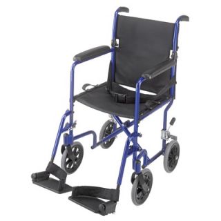 Mabis DMI 19 Ultra Lightweight Aluminum Transport Chair   501 1052
