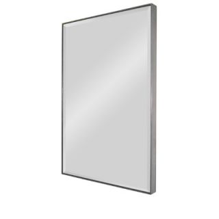 Ren Wil Beveled Rectangular Wall Mirror in Silver