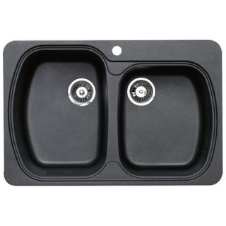 Astracast USA D 33 x 22 Granite ROK Double Bowl Kitchen Sink   AS
