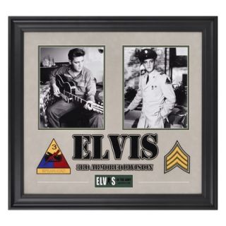  Elvis Presley Army Years Framed Presentation   23 X 25