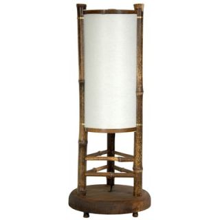 Oriental Furniture 20 Koru Japanese Bamboo Table Lamp   WDLT3 19S