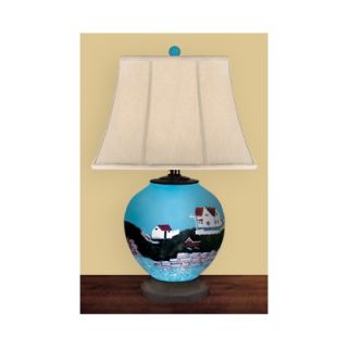 JB Hirsch 23 Beach House Accent Porcelain Table Lamp   J15352EB14