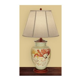 JB Hirsch 27 Seareef Porcelain Table Lamp   J15462EC16L