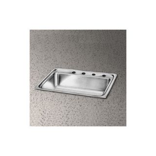 Elkay Lustertone 33 x 22 Single Bowl Sink with Optional Cutting