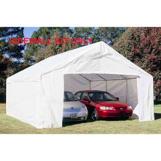 King Canopy 18 x 27 Side Wall Kit in White for Hercules