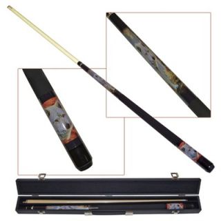 Elite 34 2 Butt and 4 Shaft Oval Hard Pool Cue Case