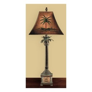 JB Hirsch 36 Burma Palm Table Lamp   J15036SB15p