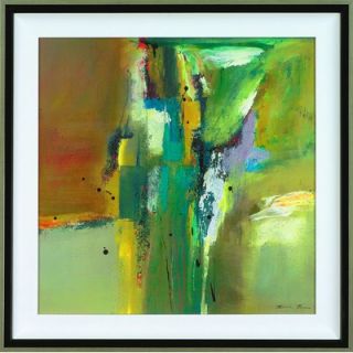  Abstract in Green II by Barnes, Natasha Wall Art   34 x 34