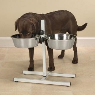 ProSelect Adjustable Dog Diner with Bowls