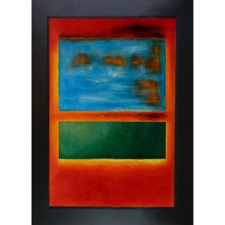  and Red 1951 Canvas Art by Mark Rothko Modern   46 X 36