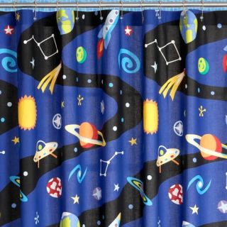 Out of This World Cotton Shower Curtain