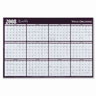   Off Horizontal Format Reversible Yearly Wall Planner, 48 x 32, 2013