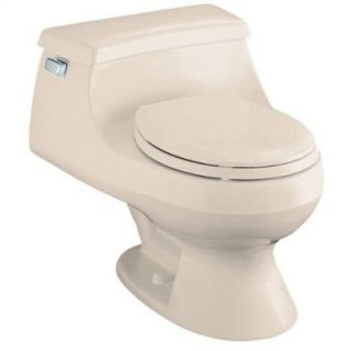  Rialto One Piece Round Front Toilet in Innocent Blush   3386 55