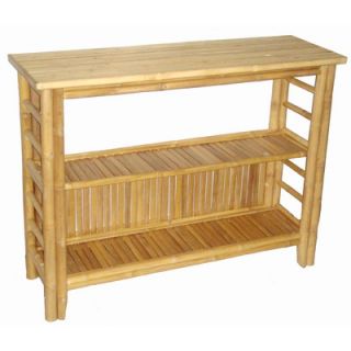 Bamboo54 Fancy Console Table with Shelf