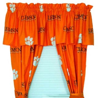 College Covers Clemson Printed Curtain Panels   CLECP63/CLECP84