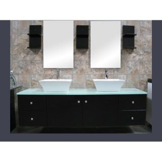 Portland 61 Double Sink Vanity Set