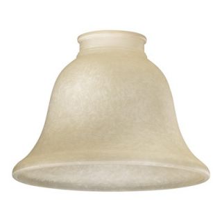 Quorum Amber Scavo Bell Glass Shade for Ceiling Fan Light Kit   2841