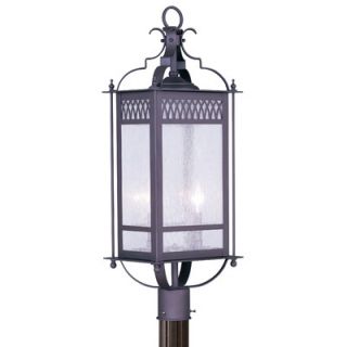  Lighting Astoria Outdoor Post Lantern in Silver Slate   M5115 66